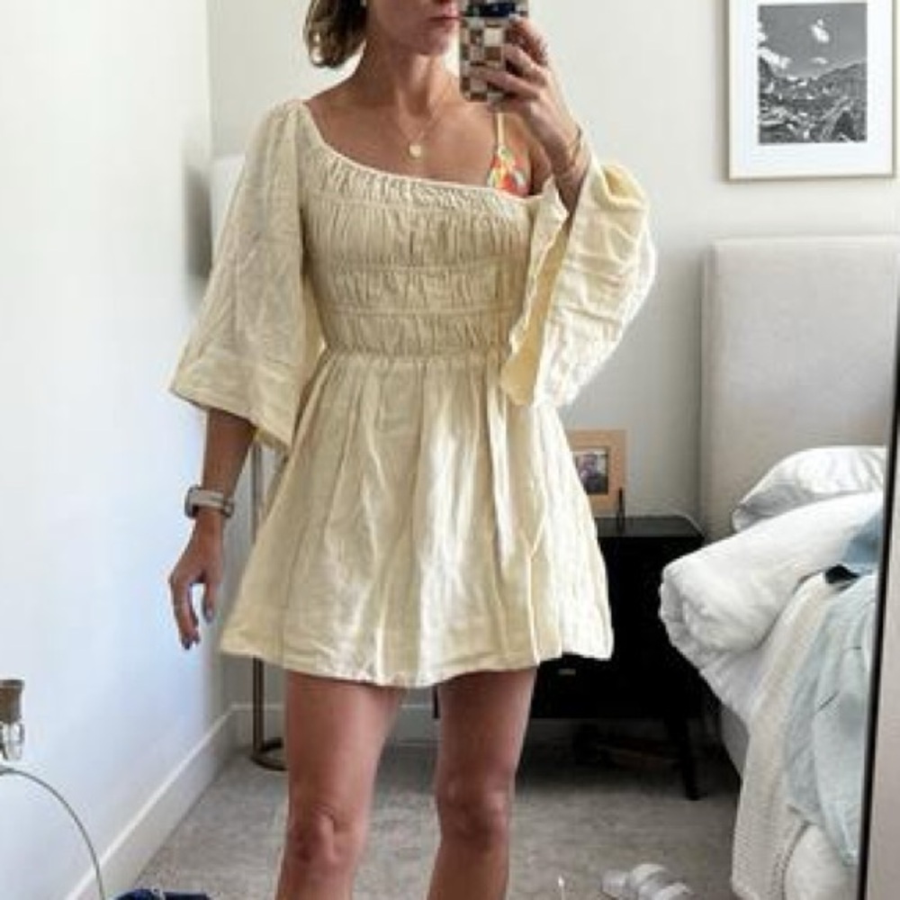 Free people sunnier with you mini dress